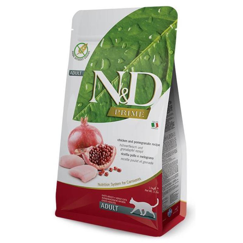 Farmina (Фармина) N&D Prime GF Cat Chicken & Pomegranate Adult -300гр