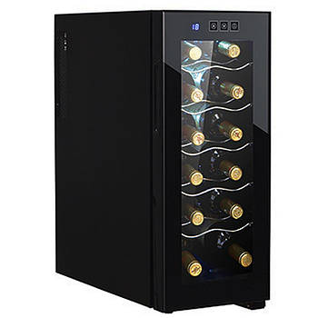 Винна шафа 12 пляшок 33 л Camry CR 8068 Холодильник для вина Винный холодильник