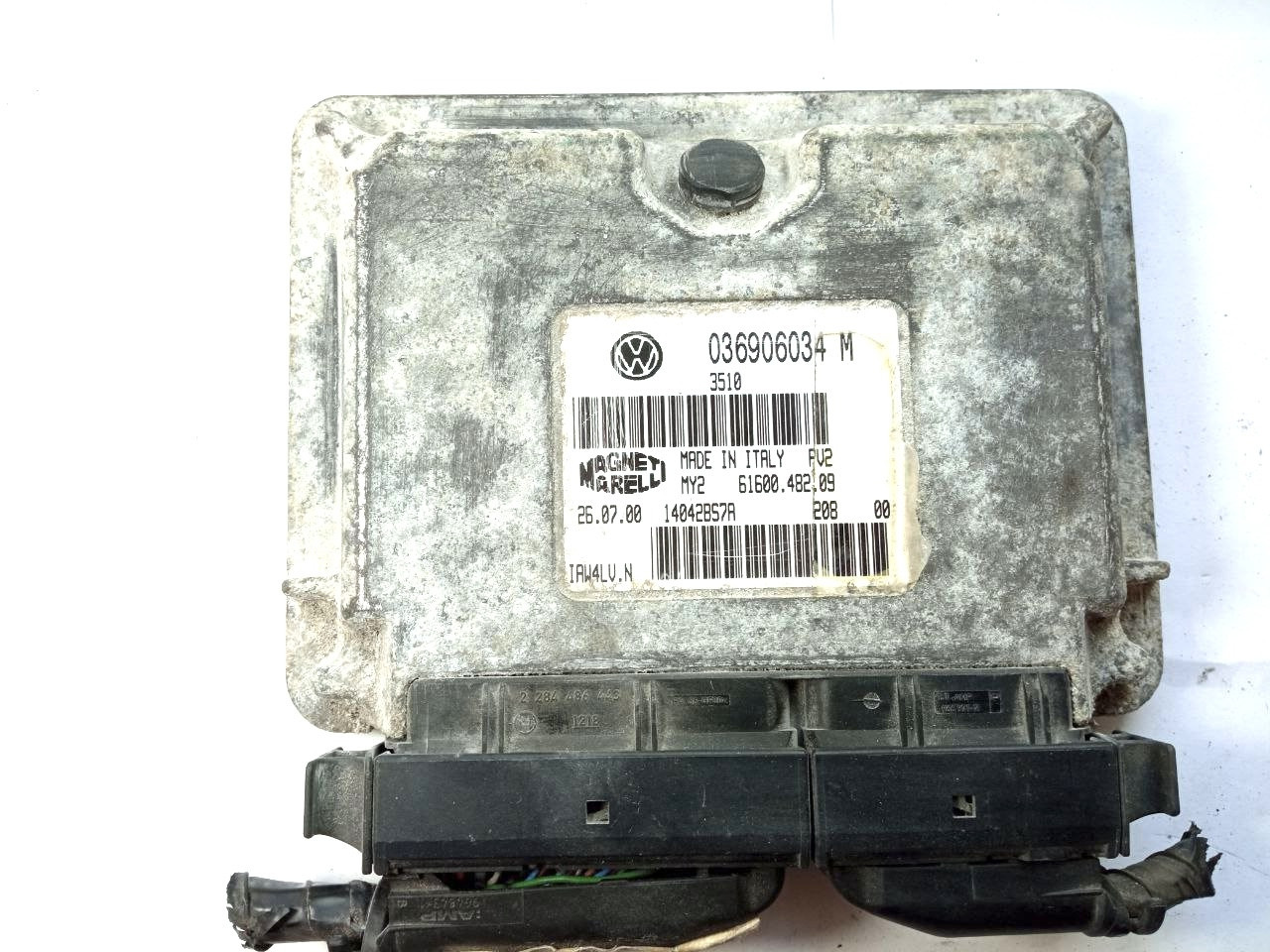 Електронний блок керування VW polo 036906034M/036906034 M/AW4LV.N, фото 1