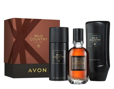 Avon Wild Country. Набір для чоловіків (edt/75ml + s/g/250ml + deo/150ml