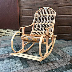 Крісло-гойдалка плетена з лози "Ніна" Арт.12642