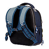 Рюкзак каркасний YES H-100 Smiley World 35х28х15 см синій (552223), фото 3