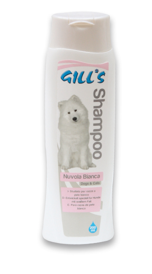 Фото - Косметика для собаки Croci Шампунь Gill's для белой шерсти собак и кошек, стимулирует окрас, 200 мл ( 