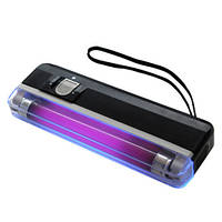Детектор валют на батарейках ультрафиолетовый с фонариком 01DL