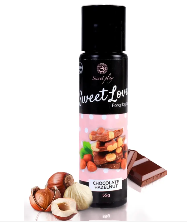 Гель для орального сексу Secret Play - Sweet Love Chocolate Hazelnut Gel, 60 ml