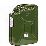 VALPRO Оригінал! каністра автомобільна 20л металева 20 Літрів для бензину/диз палива (ДТ/дизель) 0.9мм, фото 2