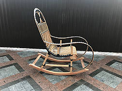 Плетене Крісло-гойдалка з лози Арт.12643ротанг, фото 2
