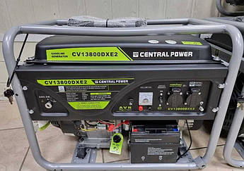 Генератор 8 кВт бензиновий CentralPower CV13800DXE2 обмотка мідь