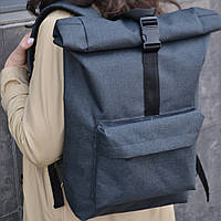 Рюкзак Ролл Топ. Дорожная сумка, сумка для похода. Модель №9237. GI-267 Цвет: серый