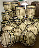Бочка-муляж, декор — дерев'яна 200-250 літрів для декорацій. Бочка-стіл, стенд декорація. Для кафе, бару., фото 2