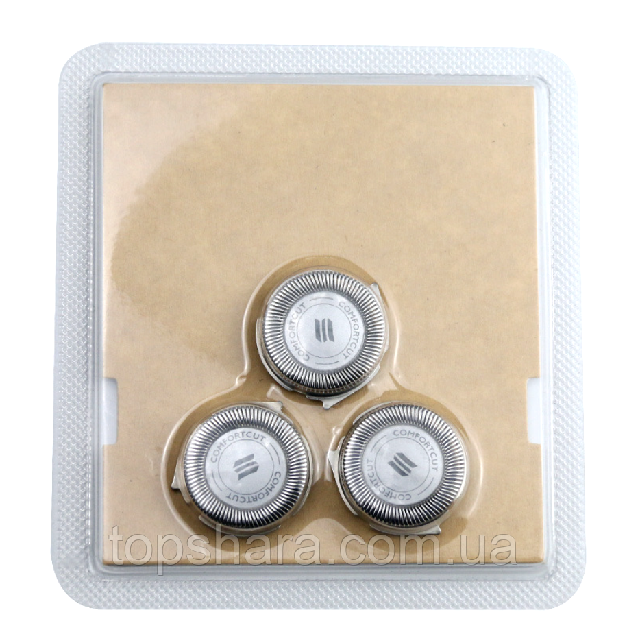 Головки для бритви Philips SH30/50 Comfort Cut (3 сітки + 3 ножі) S1100, S1110, S1510