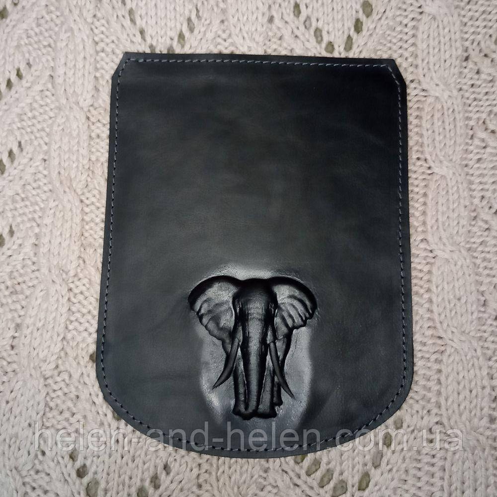 Клапан для рюкзака "Слон". Колір "Графіт"., фото 1