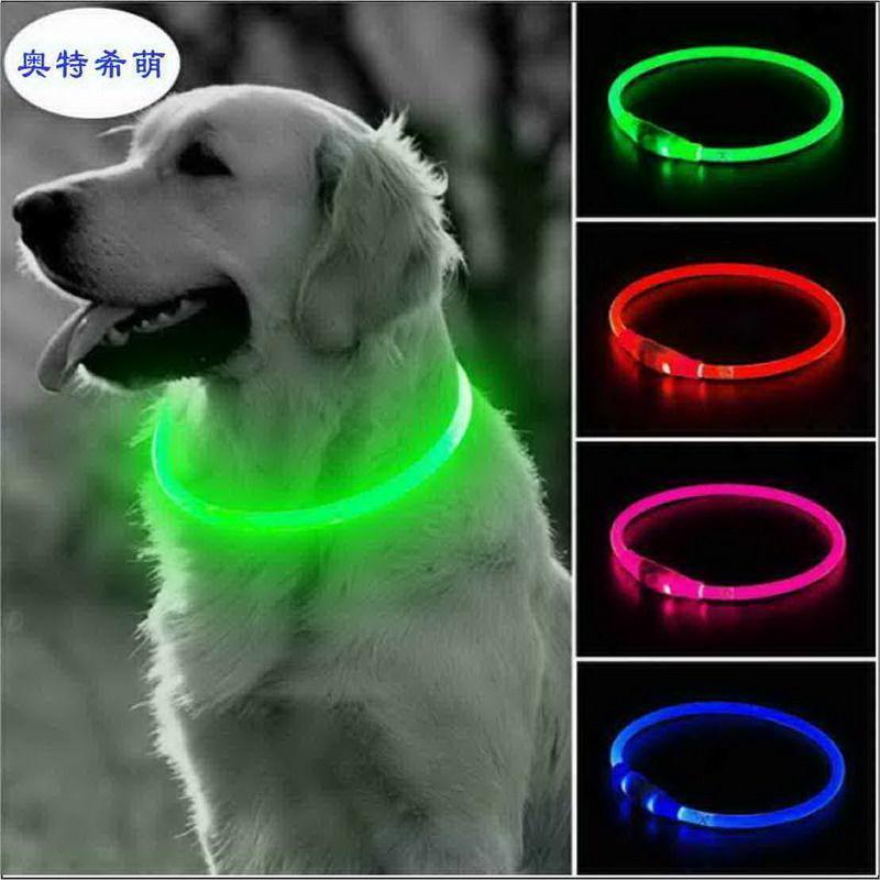 Ошейник для собак LED, светостойкий, водостойкий, с зарядкой USB,светящийся ошейник,SK - фото 8 - id-p1754478110