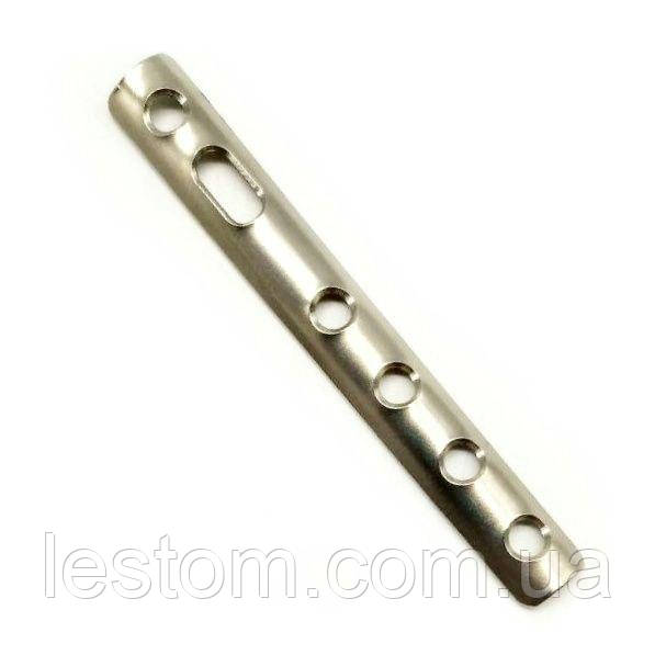 Пластина трубчаста 1/3 1 мм (титан) L = 82 мм, 6 від