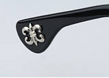 Круглі окуляри 67ЗС дзеркальні в срібній оправі кроти тішейди авіатори вінтажні, фото 5