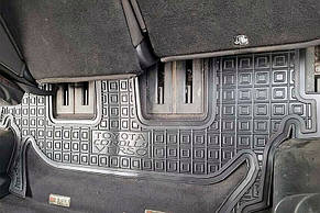 Гумовий килимок у салон Toyota Corolla Verso 2004-2009 3-й ряд