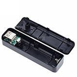 Корпус коробка для POWER BANK 18650, Чорний, фото 5