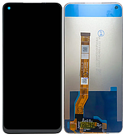 Дисплей модуль тачскрин Oppo A76/A36 черный оригинал p/n: P6604H3L0-FPCA