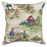 Наволочка гобеленова Великодня двостороння Limaso 45х45 см., фото 7