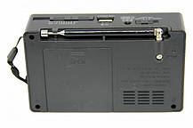 Радіоприймач Golon RX-8866/Вбудований акумулятор/FM/AM/SW/USB/Ліхтарик/, фото 6