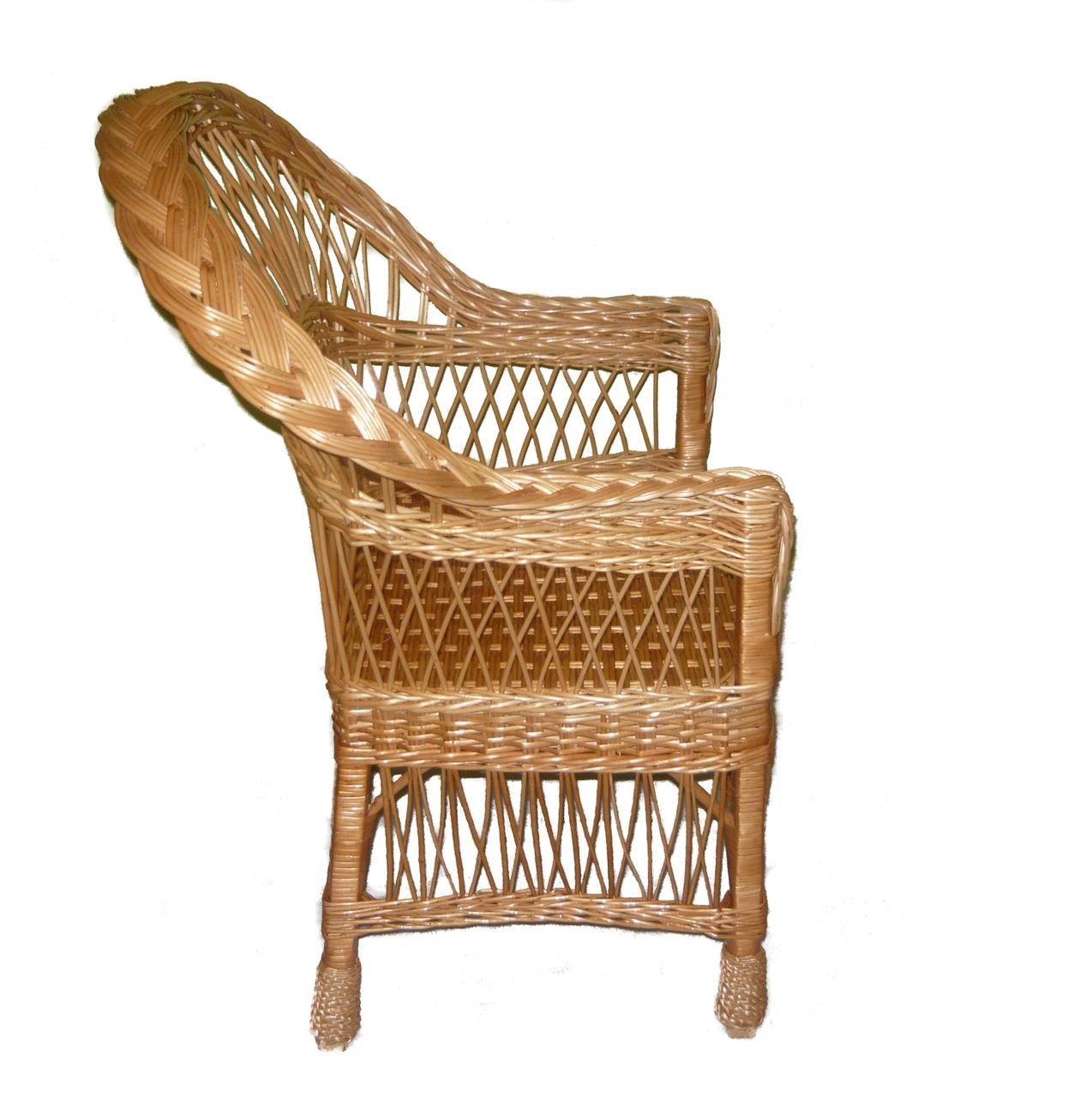 Крісло плетене з лози Арт.1224 - фото 3 - id-p4800129