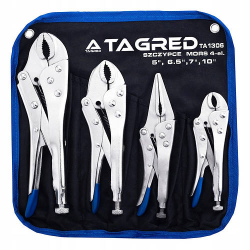 Купить Клещи зажимные с фиксатором Morsea Tagred TA1306 4 шт, цена 633 ...