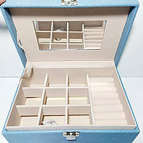 Шкатулка для прикрас шкірзамінник купити оптом, фото 3