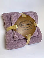 Подарочный набор банных полотенец Solafa сиреневый