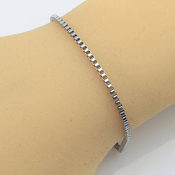 XUPING Браслет Сталь венеціанське плетіння, Довжина 21+2.5см, Ширина 0.2см