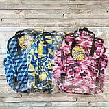 Рюкзак сумка жіночий, підлітковий, для дівчинки підлітка, шкільний, повсякденний, міський яскравий рожевий, фото 8