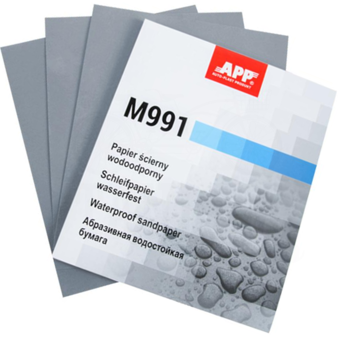 Лист абразивний водоcтійкий APP MATADOR 991, 230 х 280 мм P360, фото 1