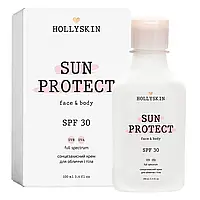 Солнцезащитный крем для лица и тела HOLLYSKIN Sun Protect SPF 30 (100 мл)