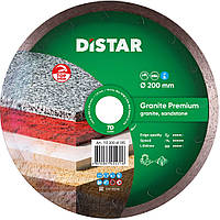 Круг алмазный 200x1.8x25.4мм 1A1R Granite Premium DISTAR