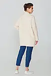 Стильне жіноче оверсайз пальто з ворсової тканини Elvi Д-765 52, фото 2