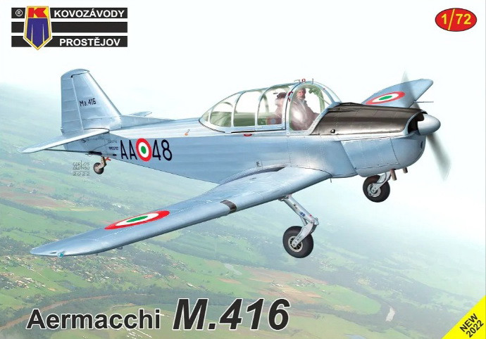 Пластикова модель 1/72 Kovozavody Prostejov 0374 італійський навчально-тренувальний Aermacchi M.416