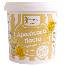 Арахісова паста  FunnyNuts з кунжутом і медом 500г