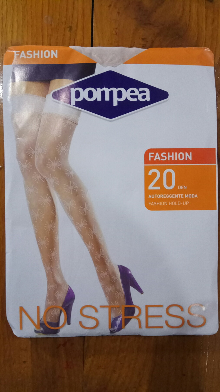 Панчохи нейлонові на силіконі POMPEA