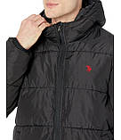 Куртка U.S. POLO Rolled Padded Puffer Black, оригінал. Доставка від 14 днів, фото 3