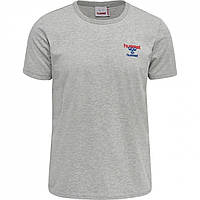 Футболка Hummel Dayton Crewneck T-Shirt Unisex Adults Grey Melange Доставка з США від 14 днів - Оригинал