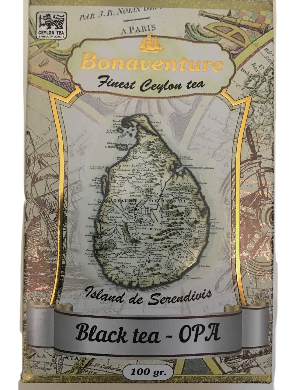 Чай цейлонський Bonaventure чорний Black OPA100