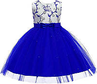 1027sapphire 9-10 Years Платье для девочек от 1 до 12 лет, кружевное свадебное платье с пайетками, цветочное