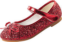 10 Toddler Red-931 Cadidi Dinos Очаровательные блестящие вечерние туфли принцессы для маленьких девочек