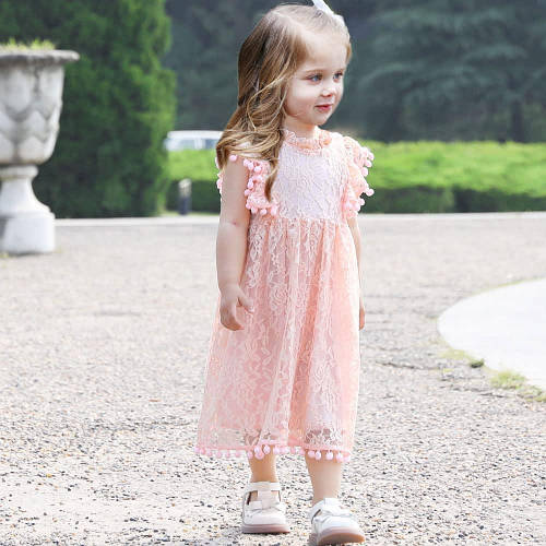 Купить 4T Blush Pink Платье для девочек Cilucu Детское праздничное ...