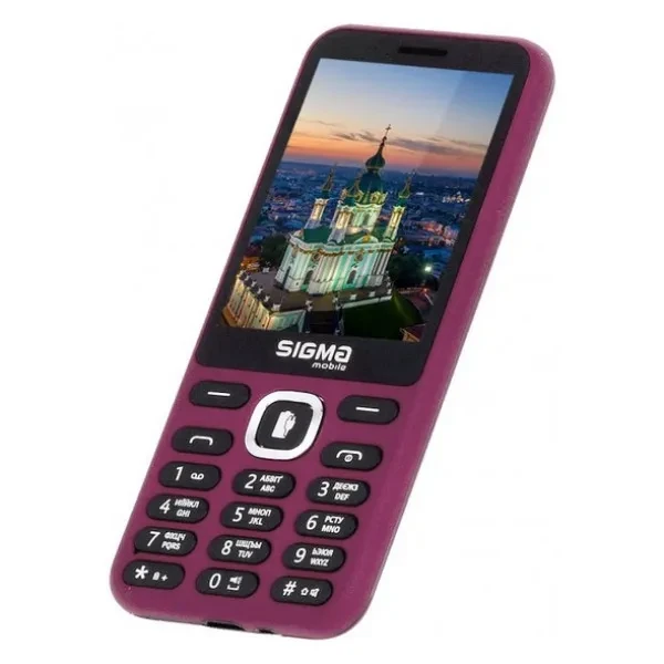 Купить Кнопочный телефон Sigma mobile X-style 31 Power Type-C Purple ...