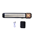 Ліхтар-прожектор 2в1 акумуляторний 3600 мАг, 48 LED, з USB-зарядкою, PowerBank та сонячною панеллю, HEL-6866T, фото 9