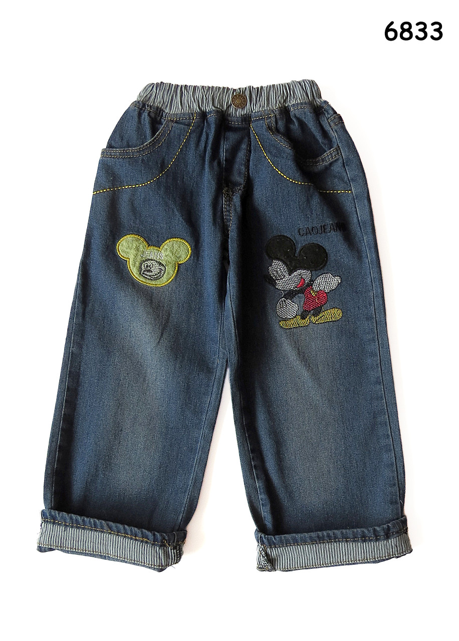 Джинси Mickey Mouse для хлопчика. 95, 100, 120, 130, 140 см