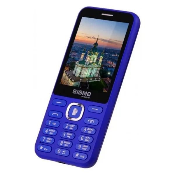 Купить Кнопочный телефон Sigma mobile X-style 31 Power Type-C Blue ...