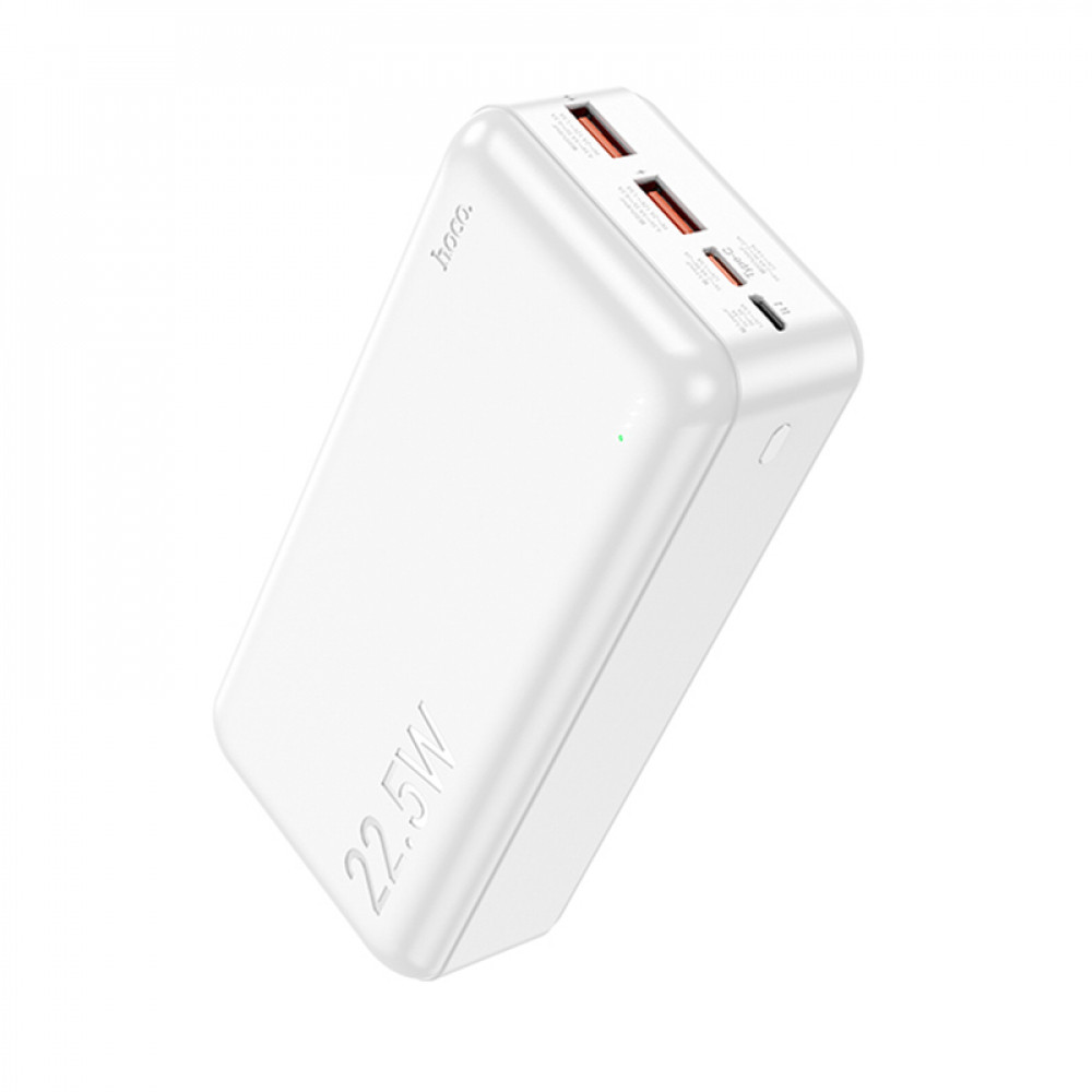 Павербанк Power Bank Hoco J101B 30000mAh 22.5W 3.0/PD швидка зарядка (Білий)