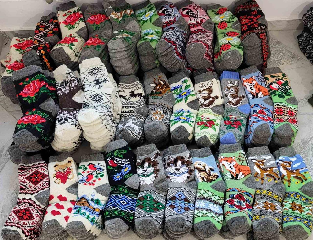 Жіночі ангорові шерстяні шкарпетки великий асортимент