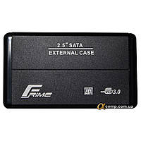 Зовнішня кишеня HDD/SSD 2.5" USB 2.0 Frime Metal Black (FHE20.25U30)